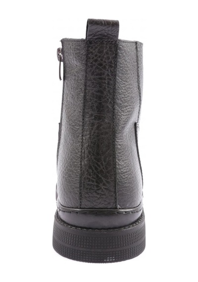 Dgn 2510-1 Erkek Bağcikli Fermuarli Sneakers Bot 2510-1-1585-R1534 Siyah