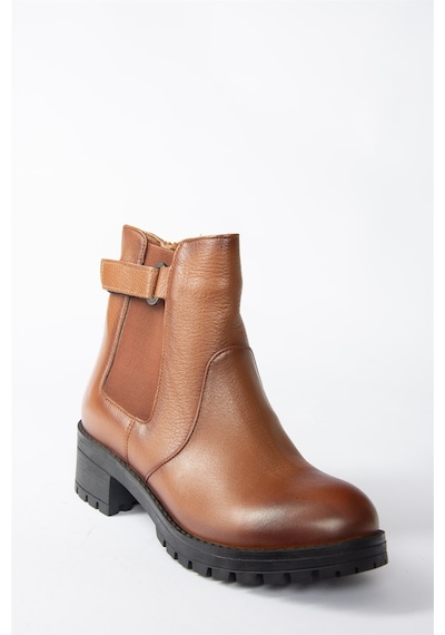 Fox Shoes Taba Hakiki Deri Kadın Bot N555053803 Taba
