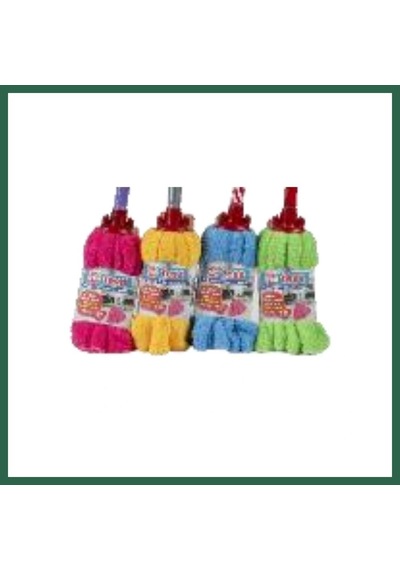 Bezos Welsoft Renkli Kartelalı Mop Bzs01