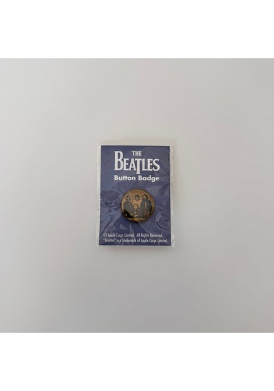 The Beatles Rozet Pinback Button Siyah 25560163