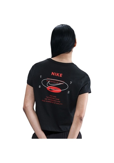 Nike Sportswear Classics Plus Womens Graphic T-shirt Kadın Tişört Siyah