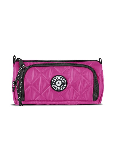 Jacbag Prime Xl Soft-çift Bölmeli Kapitone Kalemkutu Prime Xl Soft-pembe renkli