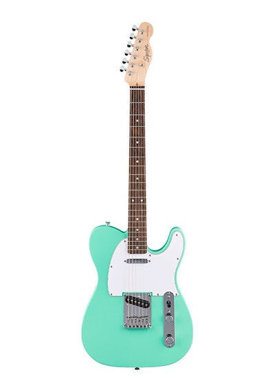Squier 0379670549 Debut Telecaster Elektro Gitar Sea Foam Green Pastel Yeşil Renk Dayanıklı Donanım Ve Net Tonlar