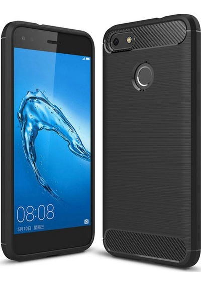 Huawei P9 Lite Mini Silikon Karbon Fiber Kilif 418857216