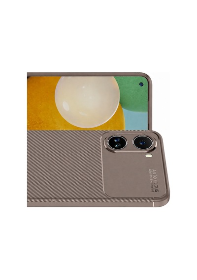 Newface - 168 - Xiaomi Poco X7 Pro Kılıf Auto Focus Karbon Kapak - Kmrsfres - - Gri