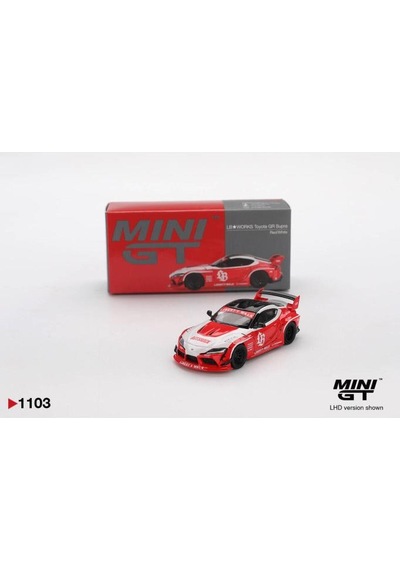 Mini Gt Lb-works Toyota Gr Supra Kırmızı 1/64 Model Araba