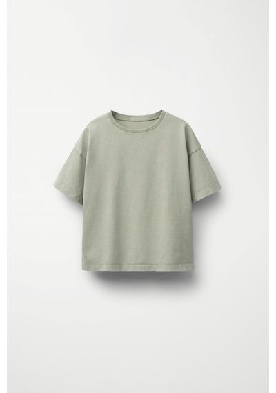 Zuzunga Unisex Basic Kısa Kollu Çocuk T-shirt Mint