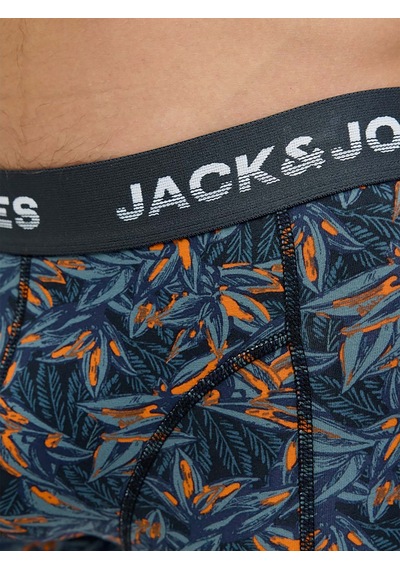 Jack & Jones Maxwell Erkek 3'lü Boxer 12283353-dn Çok Renkli