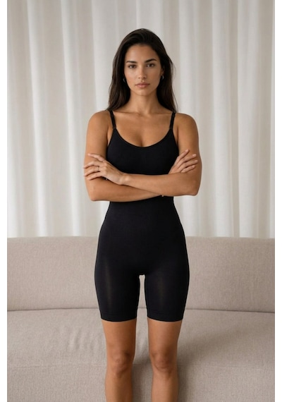 Fit Women Kadın Bel & Basen ı Siyah Dar Body