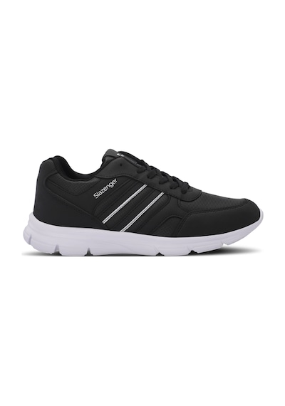 Slazenger Eckhard I Erkek Siyah / Beyaz Koşu & Yürüyüş Spor Ayakkabısı Siyah / Beyaz