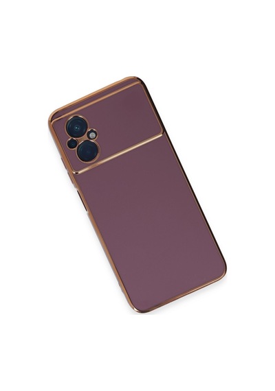 Xiaomi Poco M5 Uyumlu Kılıf Volet Silikon - Mor