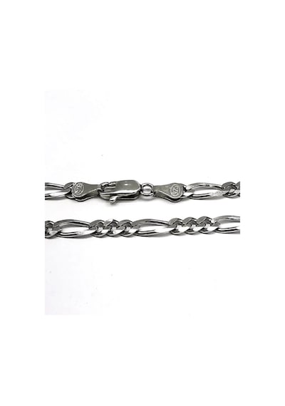 Omar Silver Unisex Figaro 4,4 Mm Gümüş Kolye Zincir