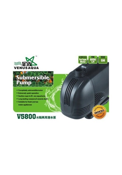 Venusaqua V5800 Akvaryum Sump Kafa Motoru 5000 Lt / H 105W