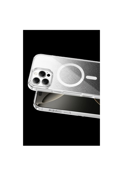 Onegif Apple İphone 16 Pro Max Sora Simli Magsafe Kapak - Siyah