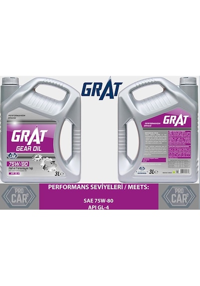 Grat 75w80 Şanzıman Yagı 3lt (675803)
