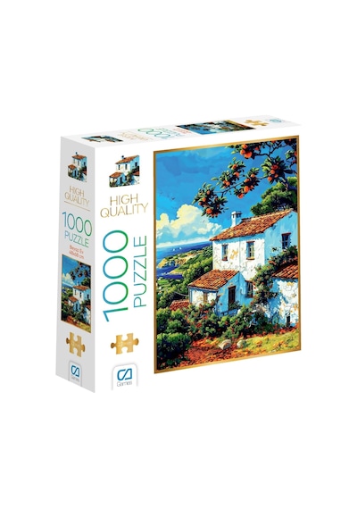 Beyaz Ev 1000 Parça 2,2mm Kalınlık 48x68cm Profesyonel Hobi Puzzle Yapboz Serisi