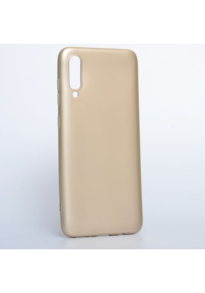 Samsung Galaxy Uyumlu A70 Kılıf Esneyebilen Şık Sofina Silikon Kapak Gold