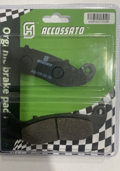Honda Cbr 125 R 125 2013 Accossato Organik Ön Fren Balatası Agpa212or