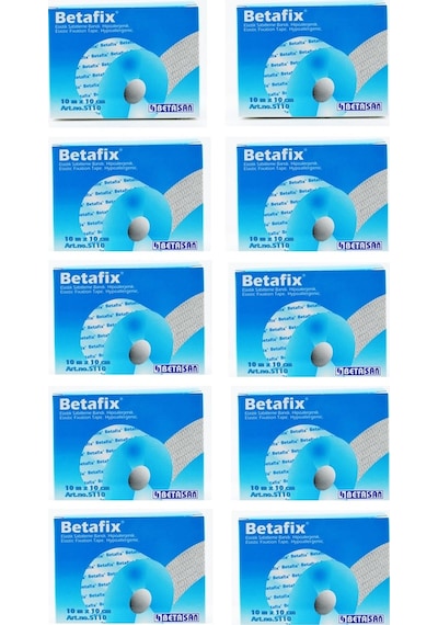 Betasan Betafix Hipoallerjenik Esnek Flaster Bandı 10 x 10 CM 10 Paket