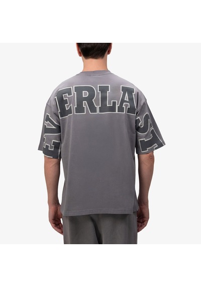 Everlast Giant Logo Oversize Koyu Gri Erkek T-shirt Tm0159 Çok Renkli