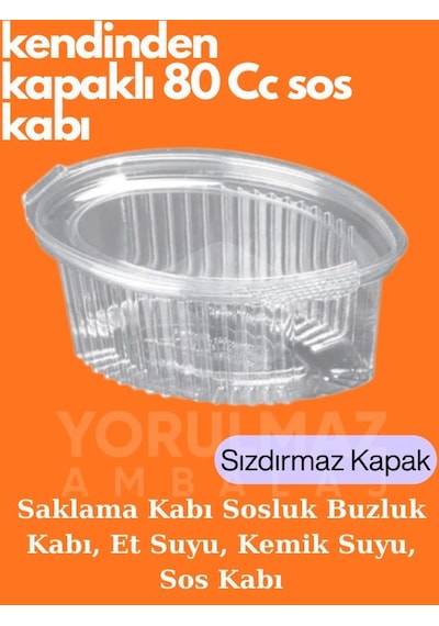 80 Cc Kullan At Sos Ve Kemik Suyu Dondurma Kabı 24 Lü Sızdırmaz Kapaklı