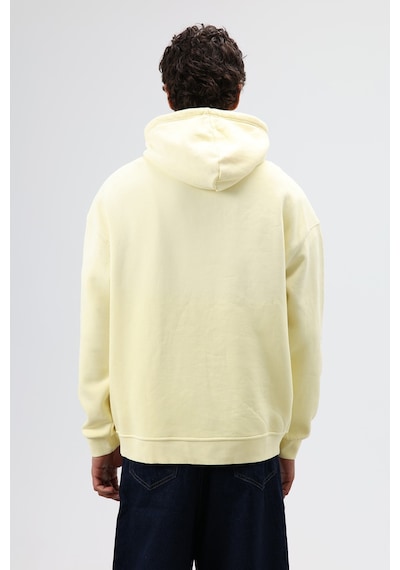 Vamos Oversize Nakış Detaylı Hoodie Bebe Mavi