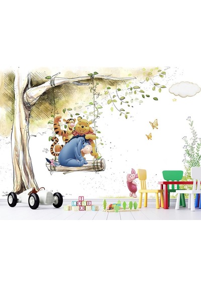 Winnie The Pooh Çocuk Odası Duvar Kağıdı (397456364)