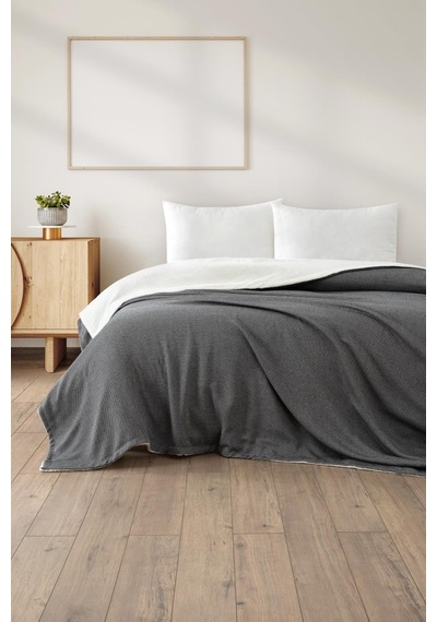 Likya Wellsoft Battaniye - Siyah 195x220 Ölçü / Ebat