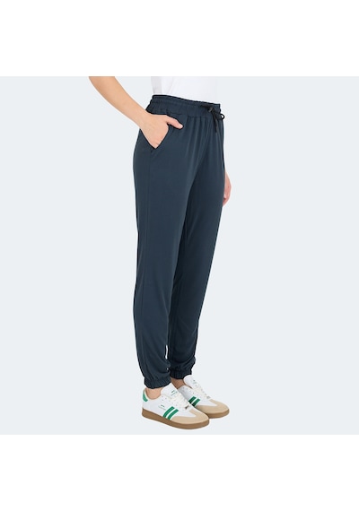 Slazenger KAIDA IN Kadın Cepli Dar Paça Koyu Gri Eşofman Altı