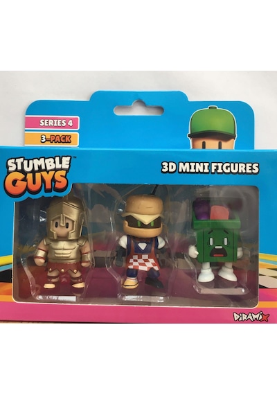 Stumble Guys Seri 4 3'lü Mini Figür Maxımus