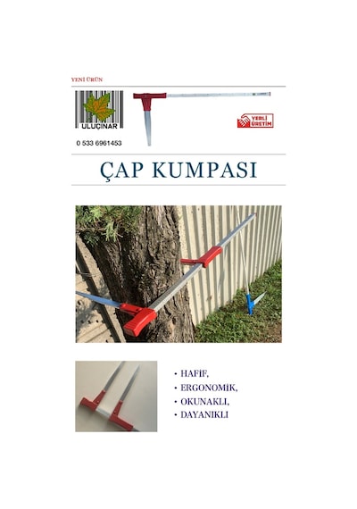 Tomruk ve Ağaç Ölçme Kumpası 60 Cm