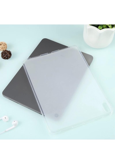 Honor Pad X8a 11.0 Inch 2024 Uyumlu Buzlu Tasarım Şeffaf Kılıf Arka Kapak