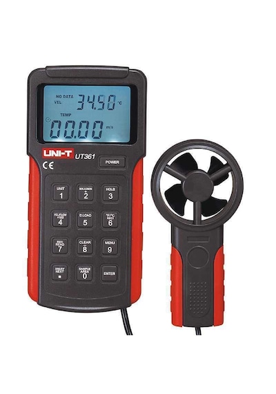Unit Ut361 Anemometre Rüzgar Hızı Ve Sıcaklık Ölçer