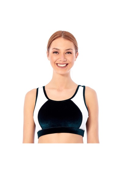 Rhytmine Kb-03 Kadife Yeşil Büstiyer