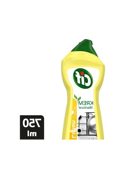 750 Ml Limonlu Yeni Nesil Yüzey Temizleyici Krem, Etkili Temizlik Sağlar 100'lü Set