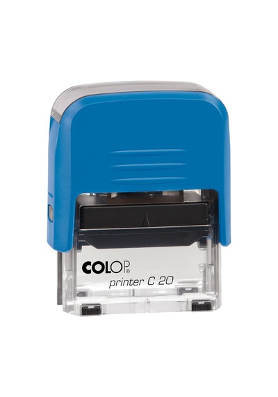 Colop Prınter C20 Mavi Kasa Mavi Keçe - 14 x 38 MM