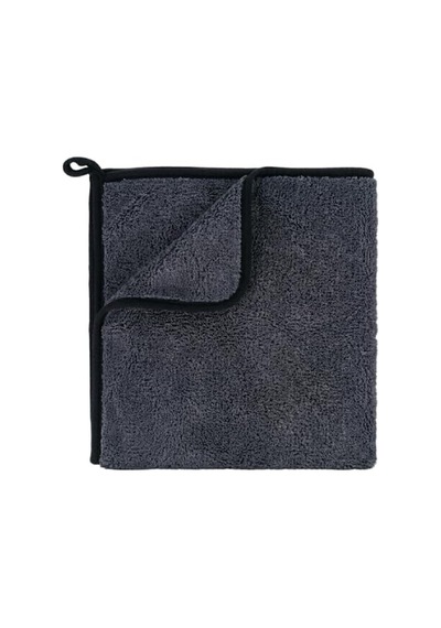 Siyah Mikrofiber Oto Temizleme Bezi - 50x70 Cm, 550 Gsm