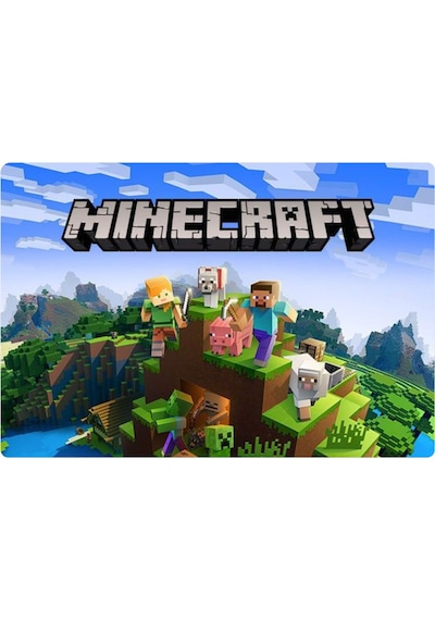 Minecraft Dikdörtgen Pasta Yenilebilir Resim Baskı 28 19 Cm
