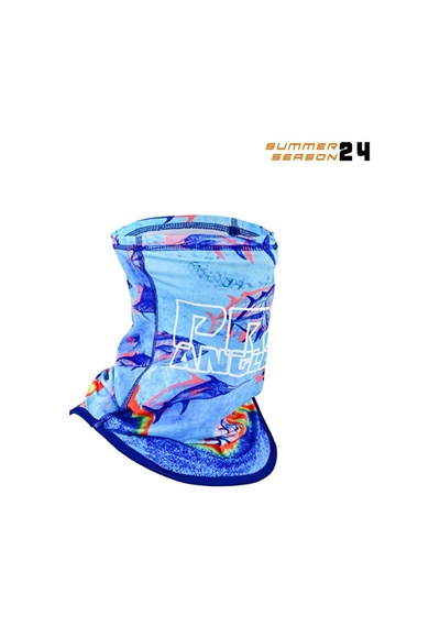 Fujin Pro Angler Neck Gaiter Boyunluk Echo Fish Mavi