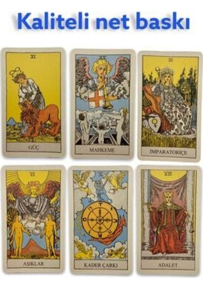 Tarot Kartları Ahşap Kutulu Ahşap Kutulu Tarot