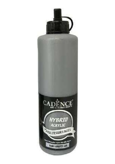 Cadence H-081 Grafiti Gri Hybrid Multisurfaces Akrilik Boya 500