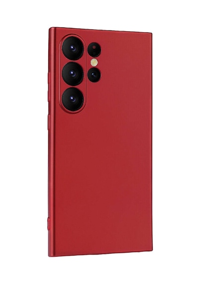 Zore Galaxy S24 Ultra Uyumlu Ogaa Premier Silikon Kılıf-mürdüm