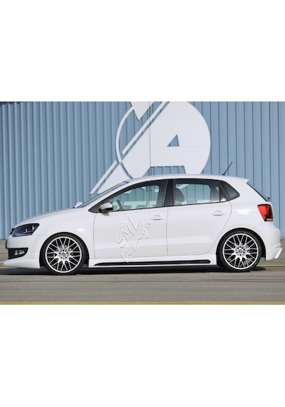 Volkswagen Polo Yan Marşpiyel 2010 - 2018 Yan-ek-takımı Plastik