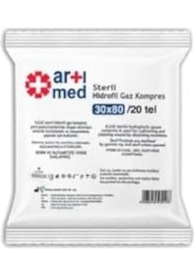 Artımed Steril Kompress 30x80 Cm Antrasit