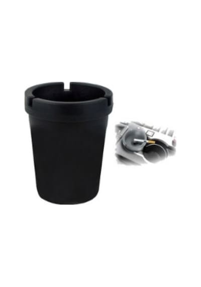 Mini Kokusuz Sert Plastik Oto Araba Küllük Siyah