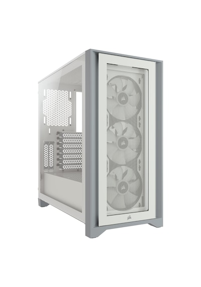 Corsair iCue 4000X CC-9011205-WW RGB Bilgisayar Kasası Beyaz