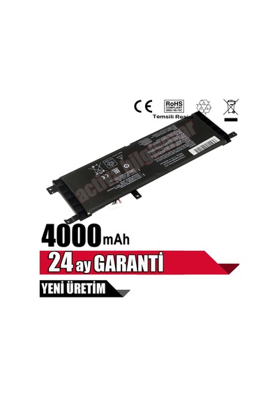 Ozturkbulent Asus Uyumlu X453Sa. X553Sa Batarya Pil B21N1329. 0B200-00840000