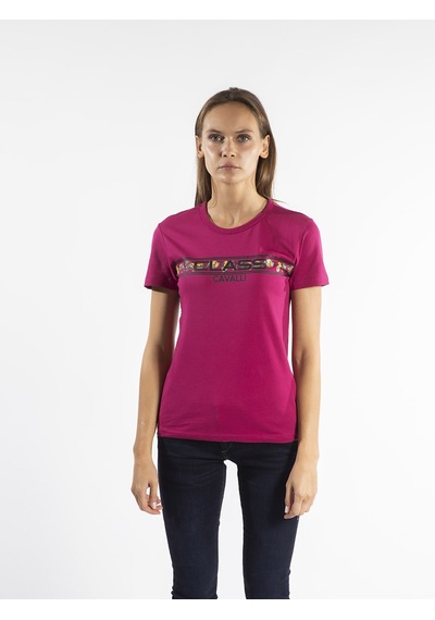 CAVALLI CLASS Kadın  T'shirt CLC7429 Pembe