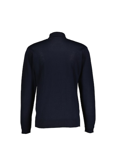 Finesuits Erkek Desenli Yünlü Kazak 2422201014.dstbr Lacivert