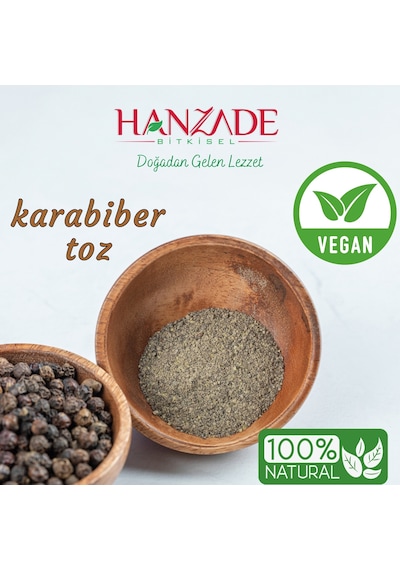 Hanzade Bitkisel Karabiber Toz 100 G